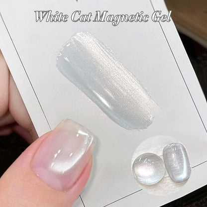 Born Pretty Cat Magnetic Gel-Lack 10 ml – MY077 – White Cat Eye