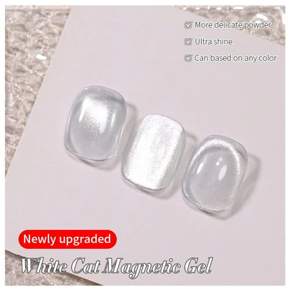 Born Pretty Cat Magnetic Gel-Lack 10 ml – MY077 – White Cat Eye