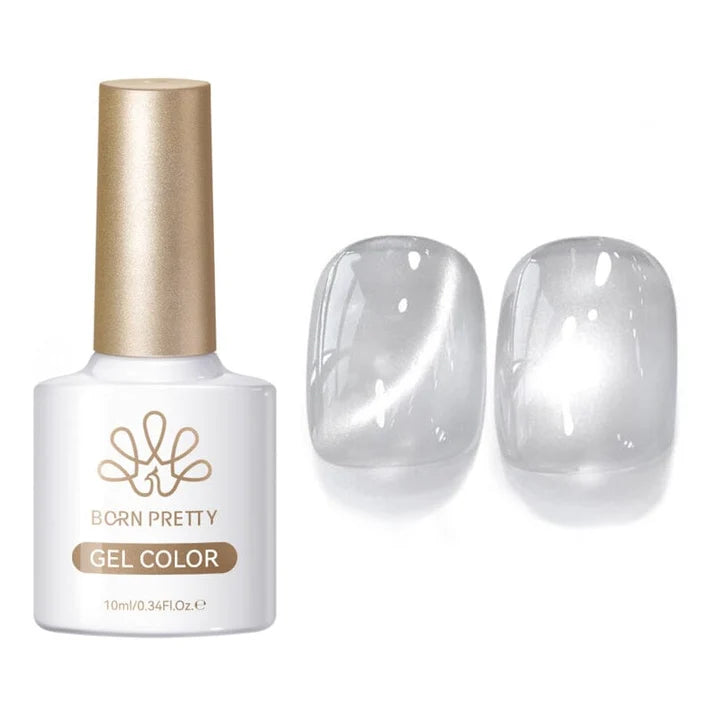 Born Pretty Cat Magnetic gél lakk 10 ml - MY077 - White Cat Eye