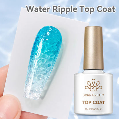 Born Pretty Water Ripple Top Coat - 10 ml - Vízhullám hatású fényzselé