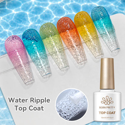 Born Pretty Water Ripple Top Coat 10 ml – Versiegelungsgel mit Wasserwellen-Effekt