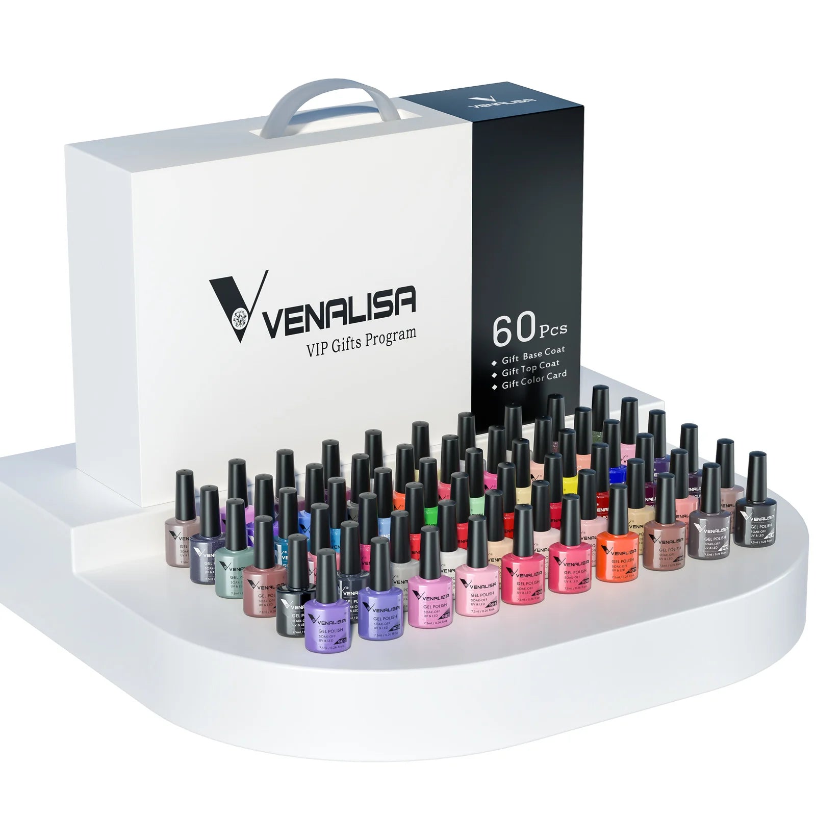 Venalisa VIP1 UV/LED-Gellack – Komplettset – 60 Farben