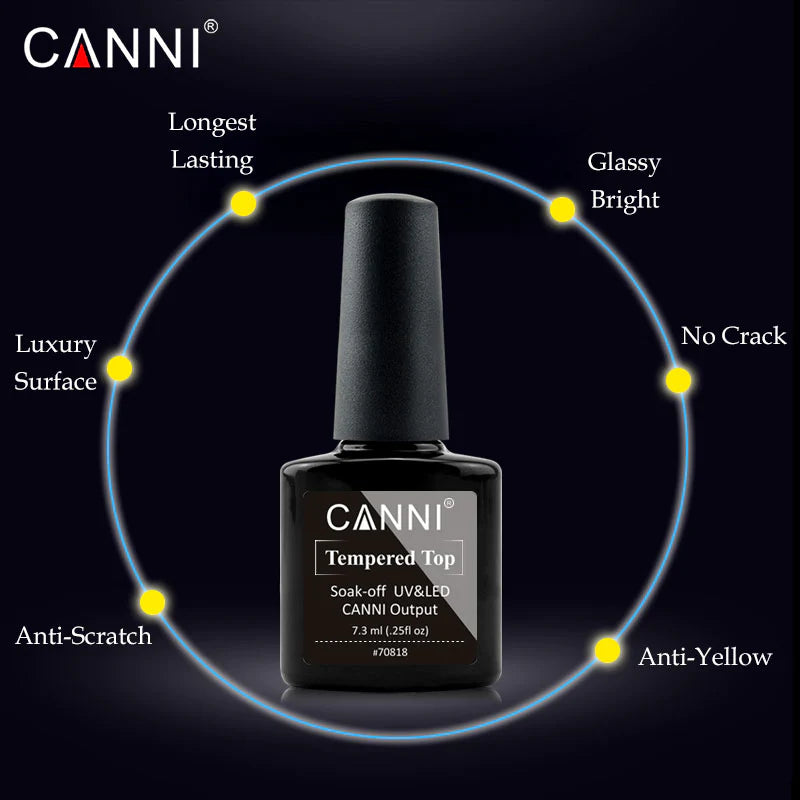 CANNI - Tempered Top gel light gel 7.3ml