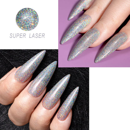 Venalisa Super Laser Holographic Gél Lakk 7.5ml – HEMA & TPO mentes