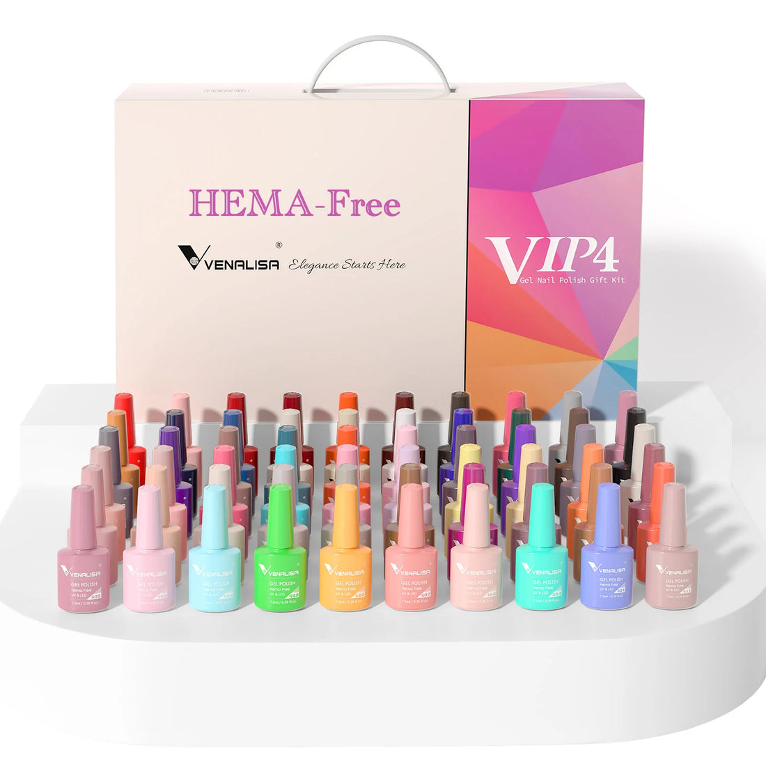 Venalisa Hema Free VIP4 UV/LED Gél Lakk - Teljes szett - 60 db szín