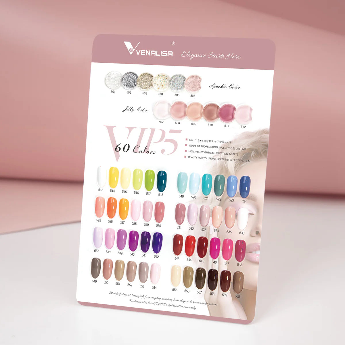 Venalisa VIP5 Kollekció Színpaletta