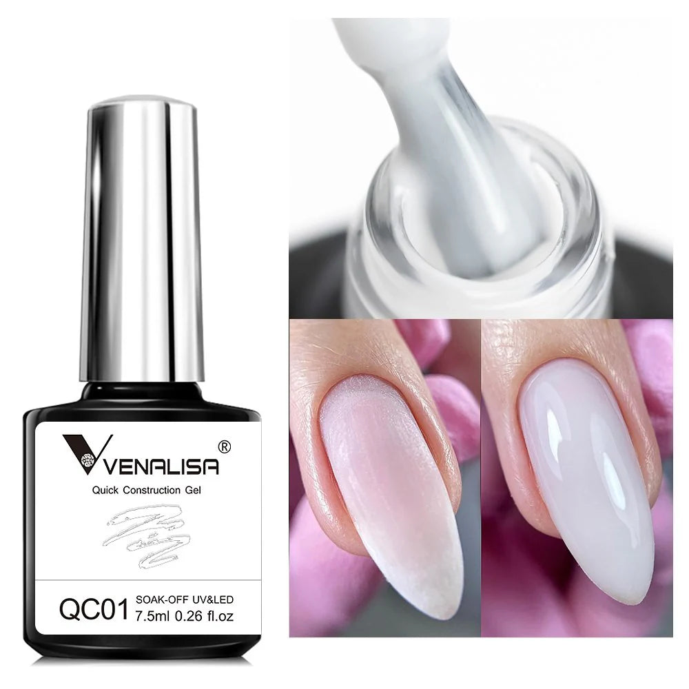 Venalisa Quick Construction Gel 7.5 ml QC01 – HEMA & TPO mentes