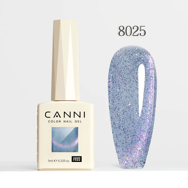 CANNI HEMA FREE UV/LED Cat Eye gél lakk 9 ml No. 8025