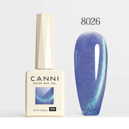 CANNI HEMA FREE UV/LED Cat Eye gél lakk 9 ml No. 8026