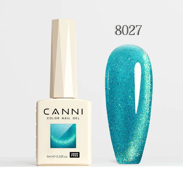 CANNI HEMA FREE UV/LED Cat Eye gél lakk 9 ml No. 8027