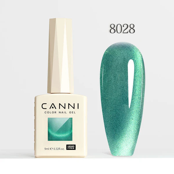 CANNI HEMA FREE UV/LED Cat Eye gél lakk 9 ml No. 8028