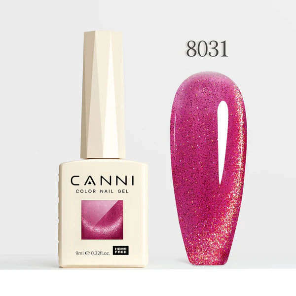 CANNI HEMA FREE UV/LED Cat Eye gél lakk 9 ml No. 8031