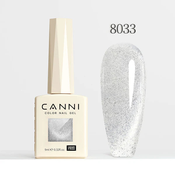 CANNI HEMA FREE UV/LED Cat Eye gél lakk 9 ml No. 8033