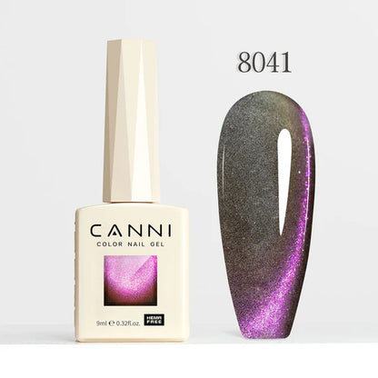 CANNI HEMA FREE UV/LED Cat Eye gél lakk 9 ml No. 8041