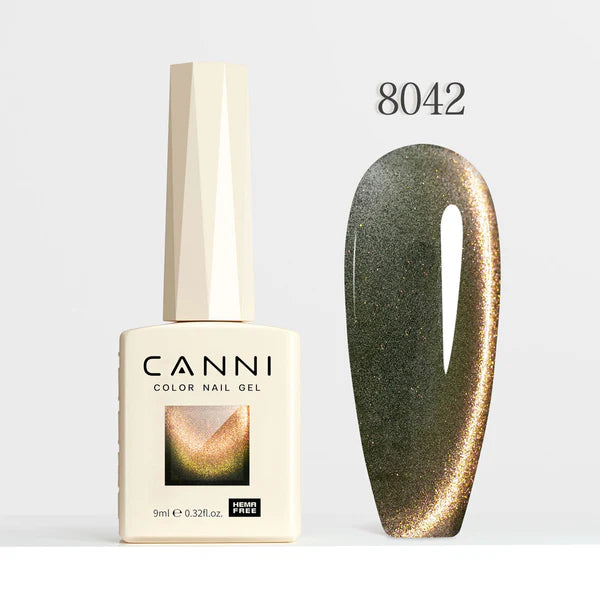 CANNI HEMA FREE UV/LED Cat Eye gél lakk 9 ml No. 8042