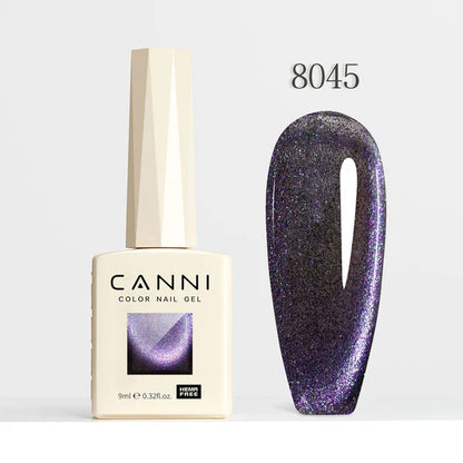 CANNI HEMA FREE UV/LED Cat Eye gél lakk 9 ml No. 8045