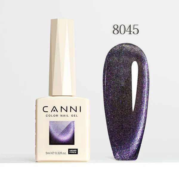 CANNI HEMA FREE UV/LED Cat Eye gél lakk 9 ml No. 8045