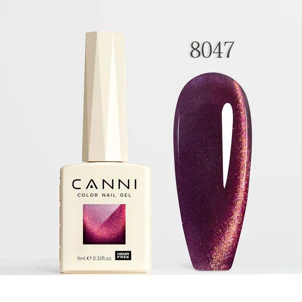 CANNI HEMA FREE UV/LED Cat Eye gél lakk 9 ml No. 8047