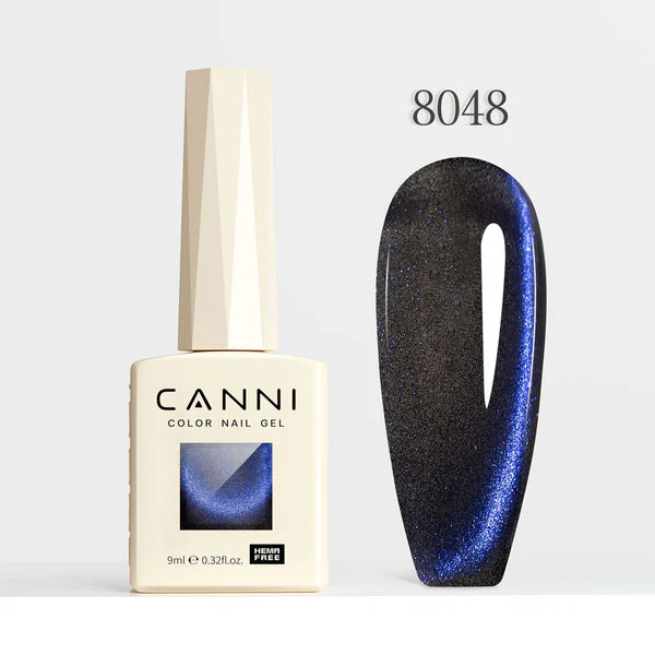 CANNI HEMA FREE UV/LED Cat Eye gél lakk 9 ml No. 8048