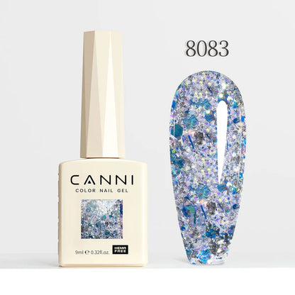 CANNI HEMA FREE UV/LED gél lakk 9 ml No.8083 - Glitz Flash
