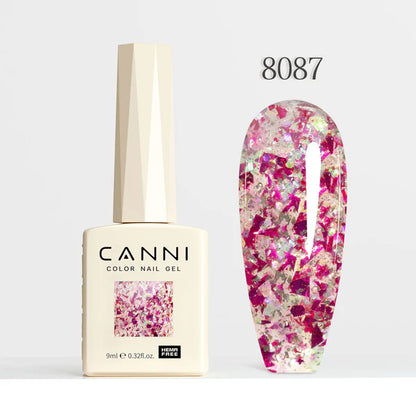 CANNI HEMA FREE UV/LED gél lakk 9 ml No.8087 - Glitz Flash