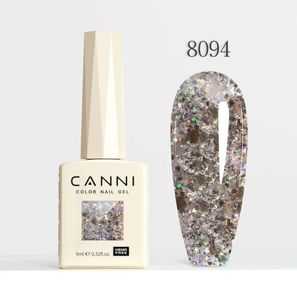 CANNI HEMA FREE UV/LED gél lakk 9 ml No.8094 - Dawn Crystal