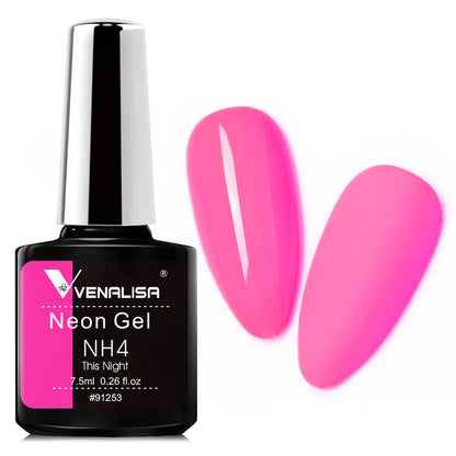 Venalisa Neon Gél Lakk – NH04 (7.5 ml) – HEMA & TPO mentes