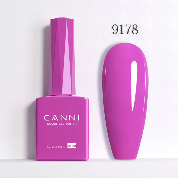 CANNI HEMA FREE UV/LED gél lakk 9ml No. 9178