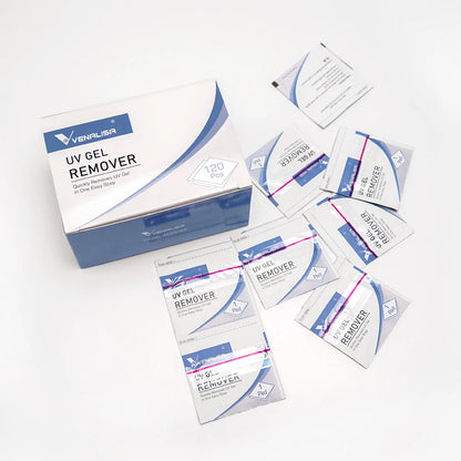 Venalisa UV Gel Remover – Gel-Lack Entferner Folien (120 Stück)