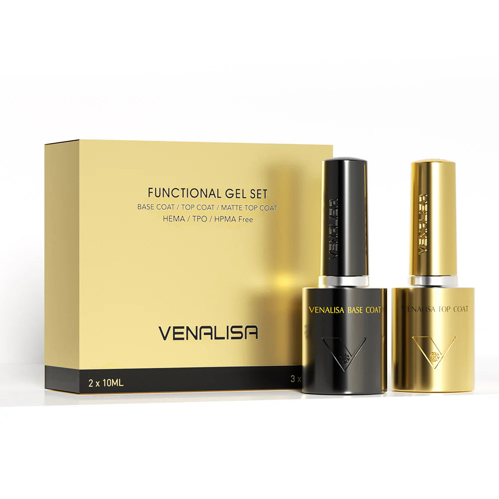 VENALISA - Base Coat + Diamond Top Coat 2x10 ml (HEMA- és TPO-mentes)