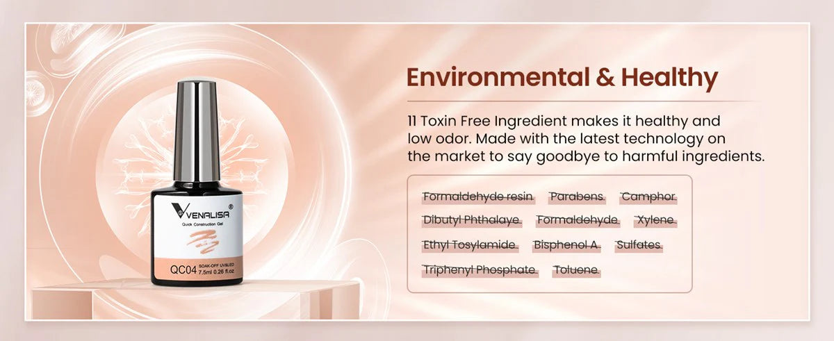 Venalisa Quick Construction Gel 7.5 ml QC03 – HEMA & TPO mentes