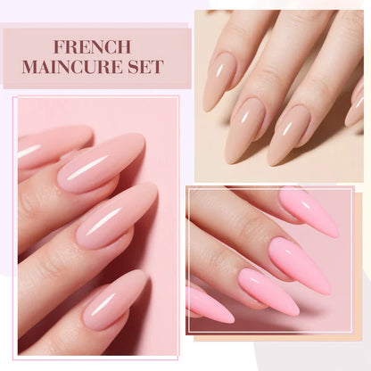 CANNI HEMA FREE UV/LED Rubber Base and BIAB Set (24 pcs) - CF1