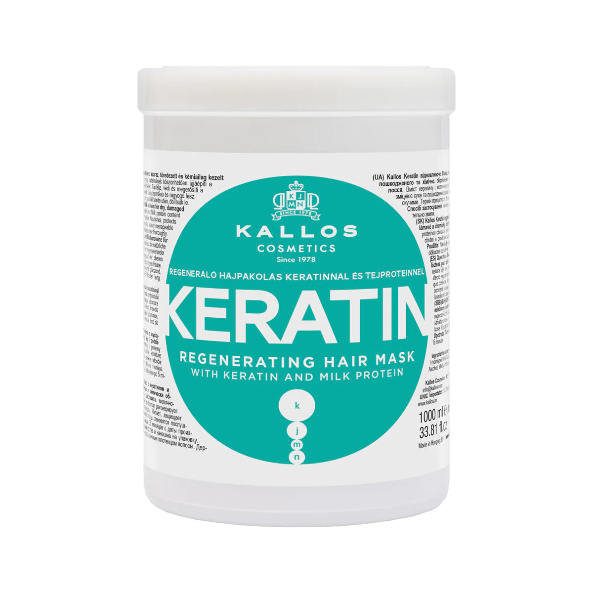 KJMN Hajpakoló Krém Keratinnal és Tejproteinnel 1000 ml
