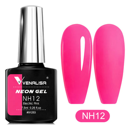 Venalisa Neon Gél Lakk – NH12 (7.5 ml) – HEMA & TPO mentes