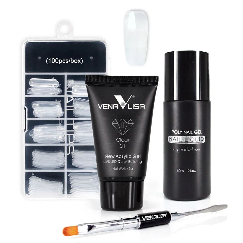 Venalisa PolyGel HEMA & TPO Free 4 az 1-ben készlet – 01 Clear