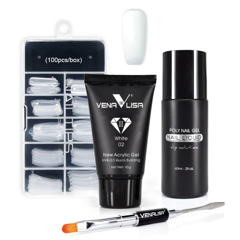 Venalisa PolyGel HEMA & TPO Free 4 az 1-ben készlet – 02 White