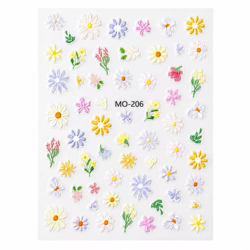 Körömmatrica - Spring Flowers