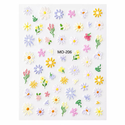 Körömmatrica - Spring Flowers