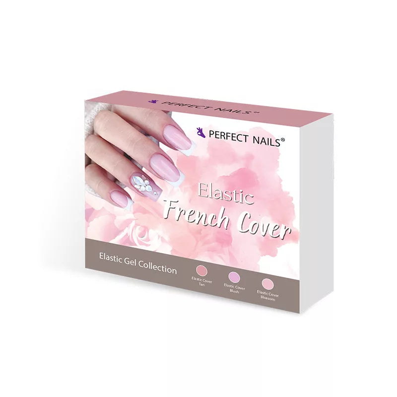 Elastic French Cover - Base Gel Collection – 3 × 15 ml