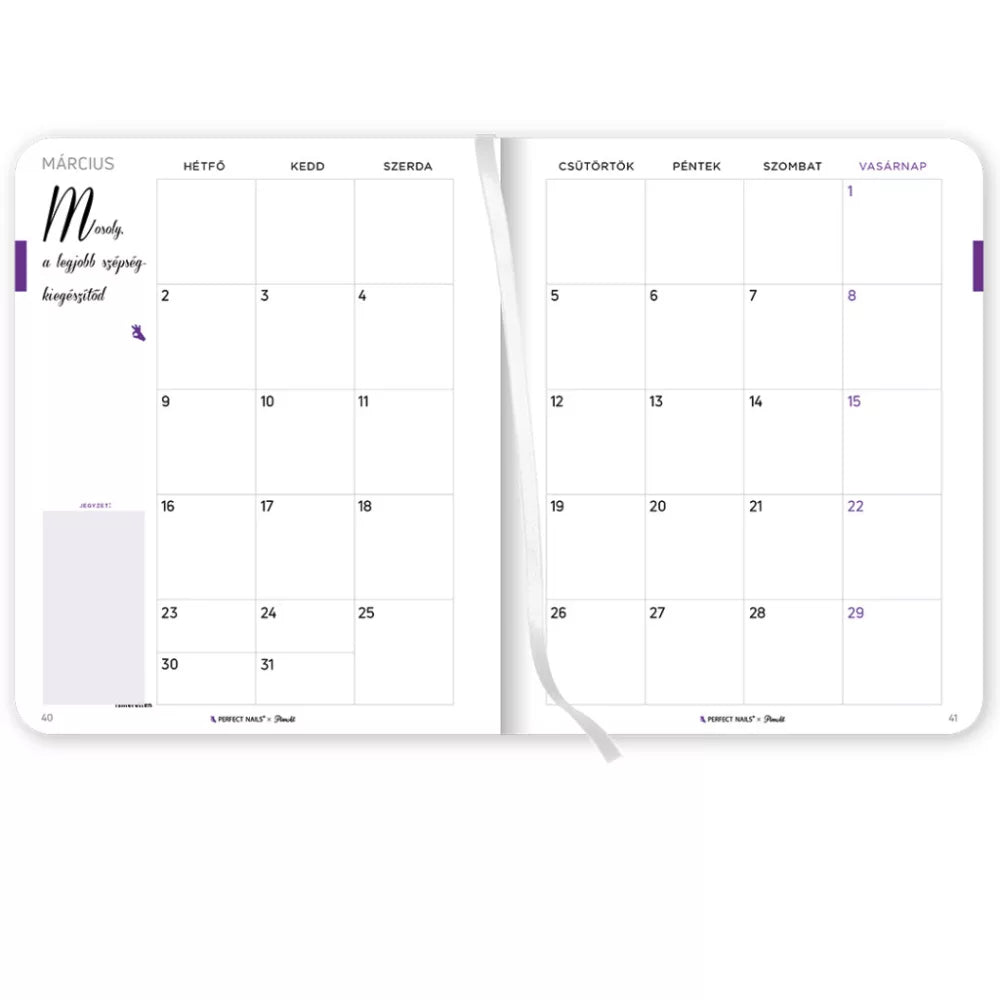 Perfect Nails X PlanAll Kalender - 2026