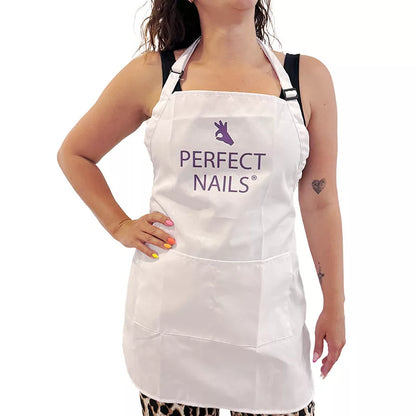 Perfect Nails Apron - White