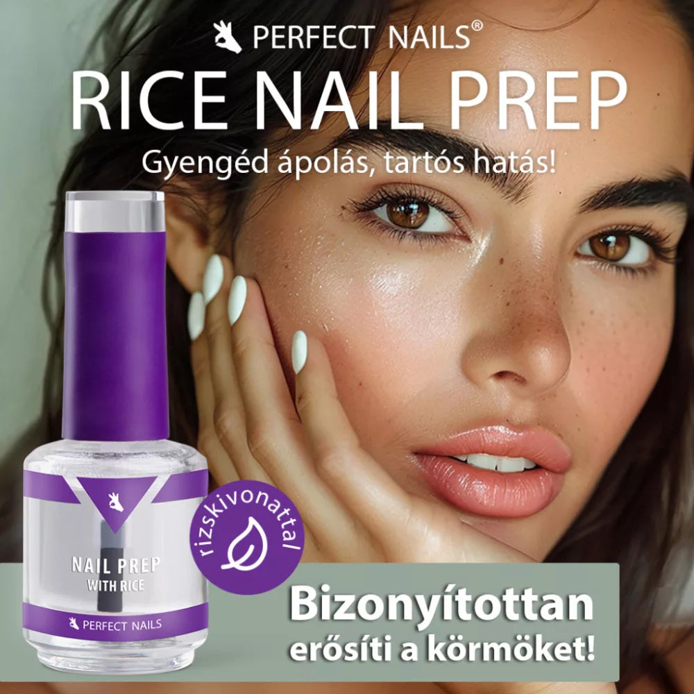 Rice Nail Prep - Ecsetes Körömelőkészítő Folyadék Rizskivonattal