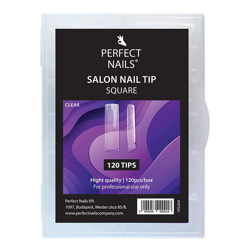 Salon Nail Art Tip Set - Square - 120 pcs