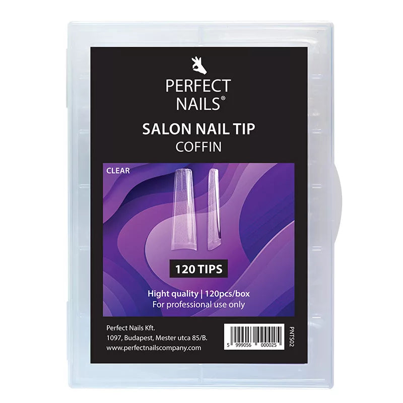 Salon Nail Art Tip Set - Sarg - 120-teilig