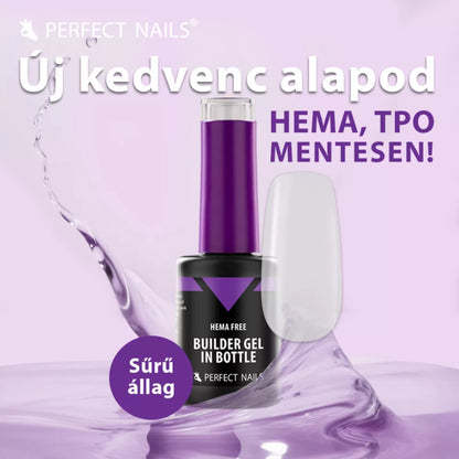 Hema Free Builder Gel In Bottle - Üveges Építőzselé 8ml - Clear