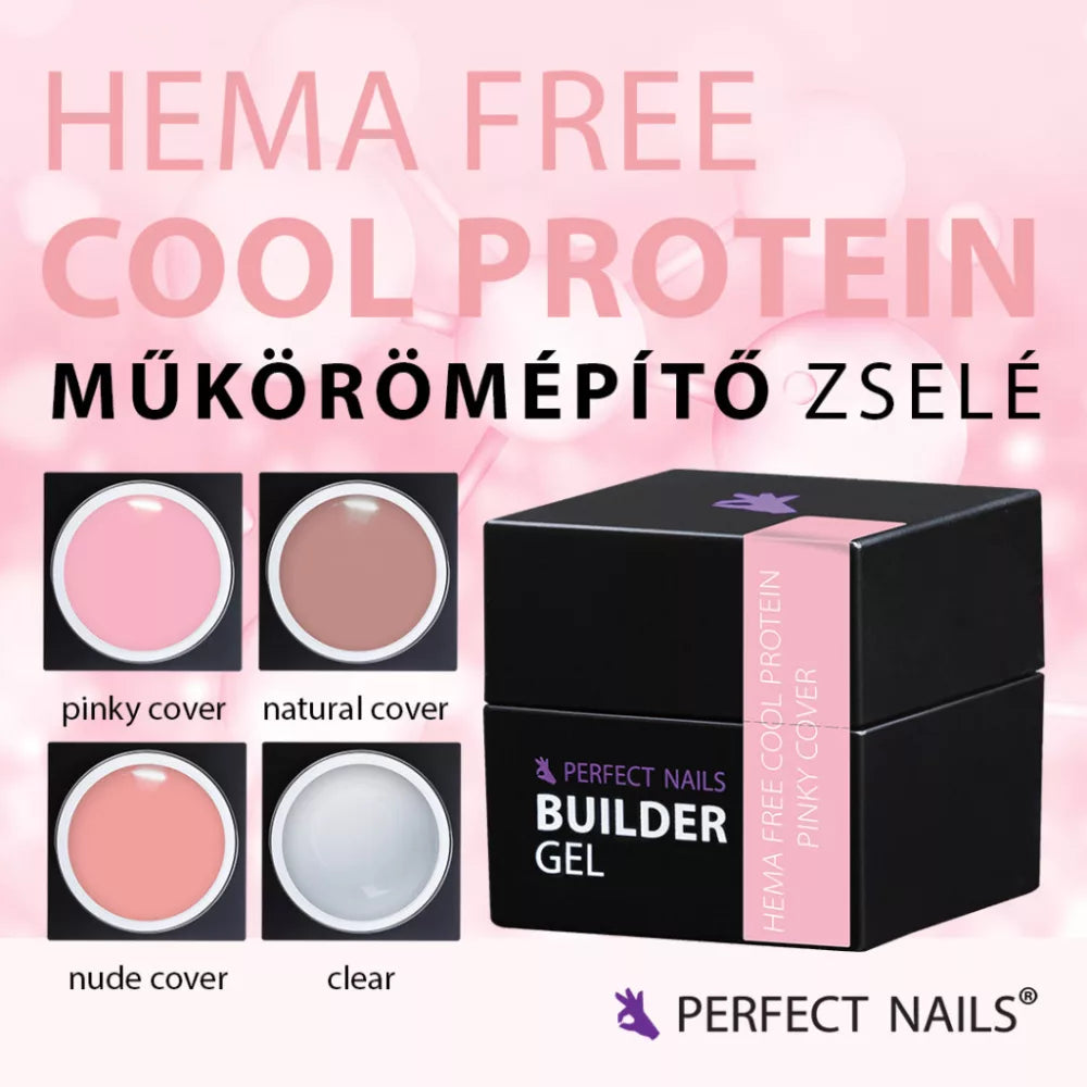 Cool Protein Gel - Hema Free Építőzselé - Pinky Cover - 50 g