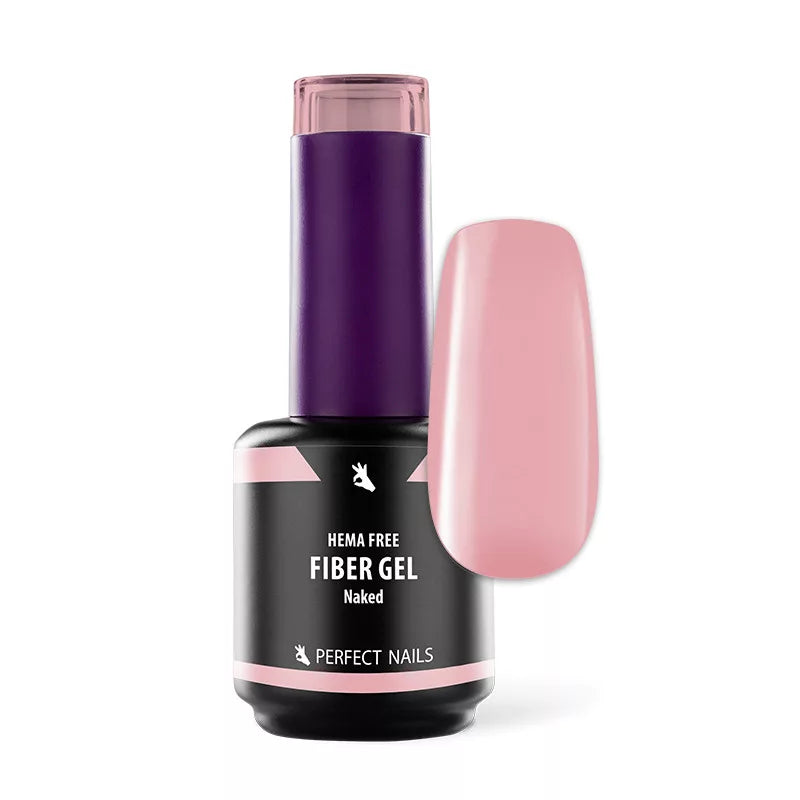 Fiber Vitamin Base Gel - Hema Free Erősített Gél Lakk Alap - Naked - 15 ml