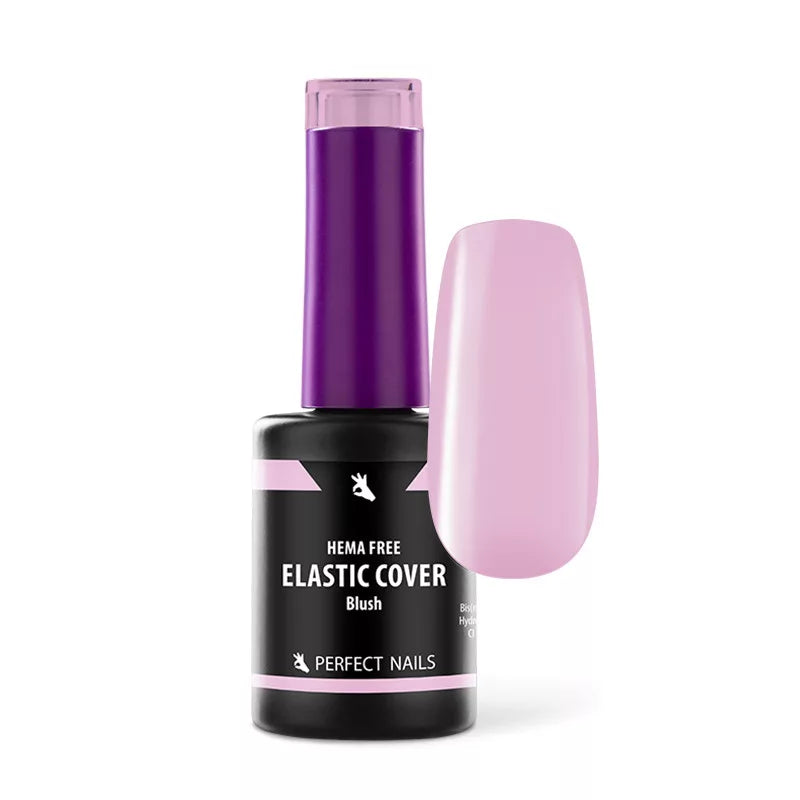 Elastic Cover Base Gel - Hema Free Erősített Gél Lakk Alap - Milky Pink - 8 ml
