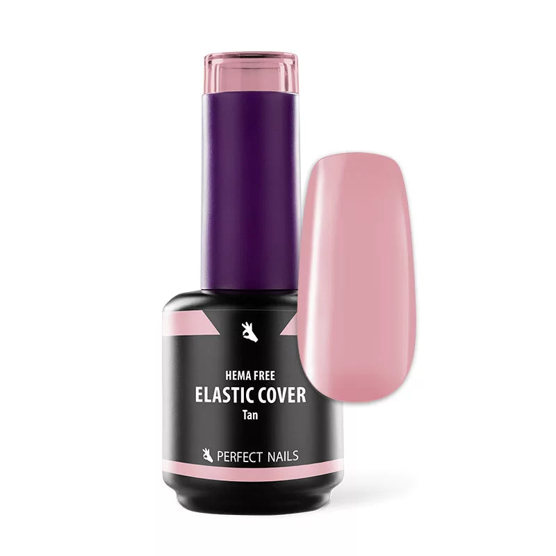Elastic Cover Base Gel - Hema Free Erősített Gél Lakk Alap - Tan - 15 ml