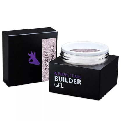 Shimmer Gel - Csillámos Építőzselé - #4 Divine - 15 g